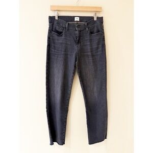 Edwin 9”mid-rise pixie skinny black orchid jean
